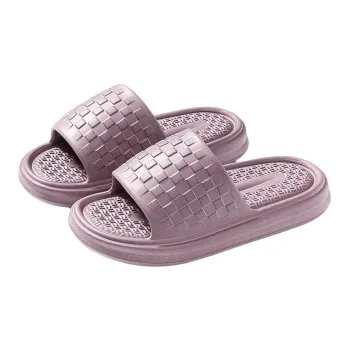 LUNNIFEIYA Squashy And Bouncy Feeling Home Slippers For Men And Women's Summer Indoor EVA Slip Resistant Odor Resistant
