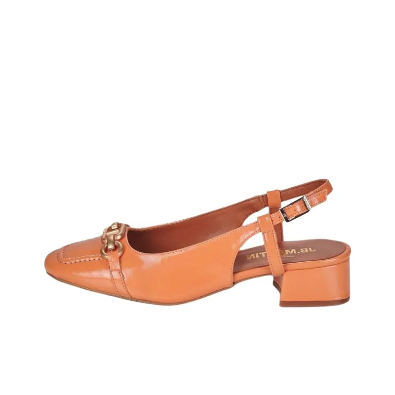 JB MARTIN Chunky Heel High Heels 3cm Women's Brown-0