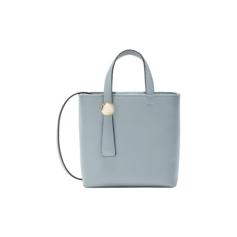 Furla Cow Leather Shoulder Bag Crossbody Bag Handbag Medium Size Women's Cloud Blue-0