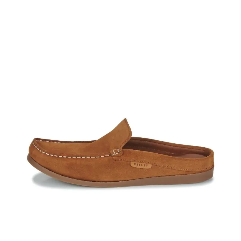 PELLET Abrasion Resistant Wrap toe Slippers Men's Brown-0