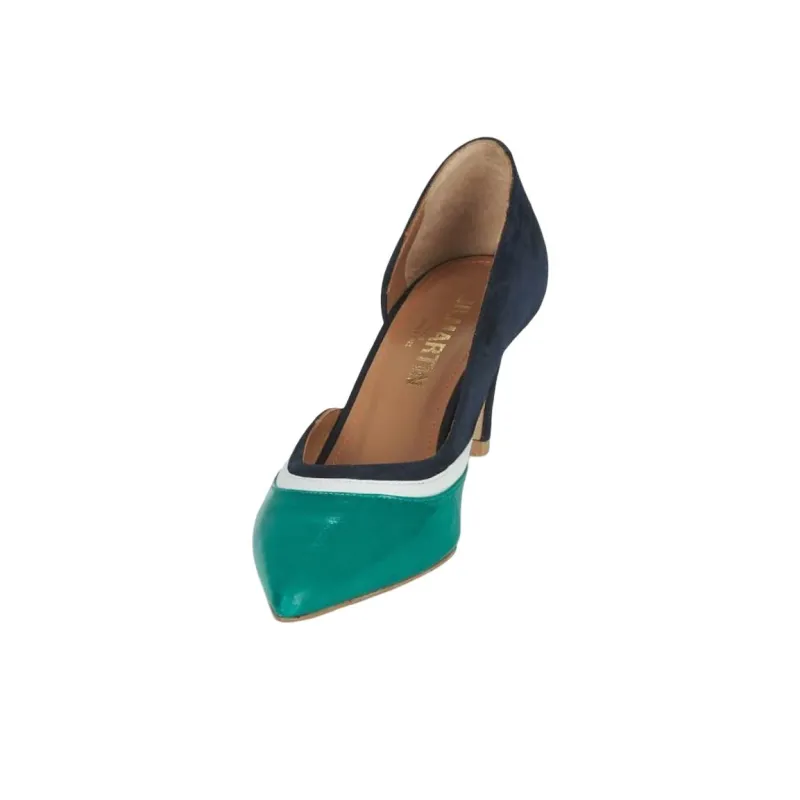 JB MARTIN Etna Slim Heel High Heels Women's Green-2