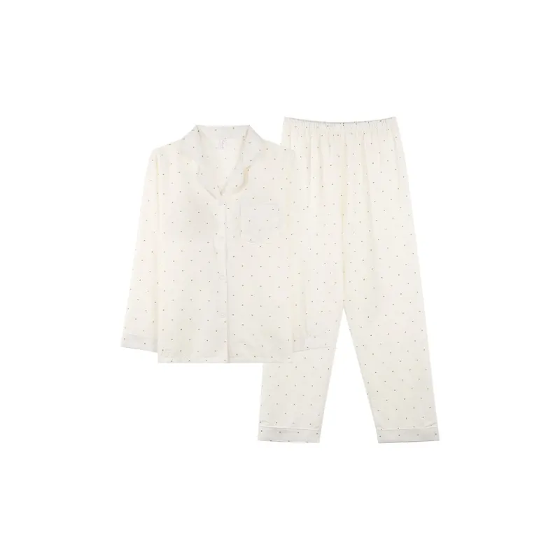 LoveEsteem Pajama Set Women's Milk White-0