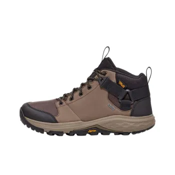 Teva Grandview Wear-resistant And Waterproof Mid-Top Trekking Shoes Men's Brown