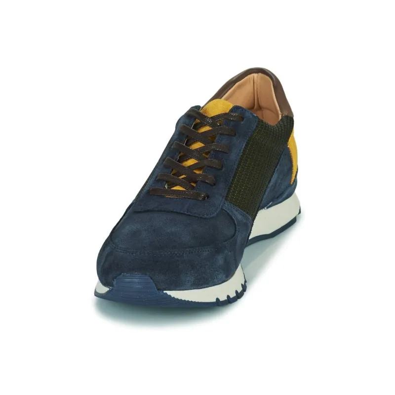 PELLET MALO Slip-Resistant Low-Top Casual Shoes Men's Blue Green Yellow-2