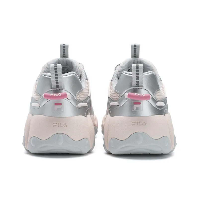 FILA FLUID 6 Casual Shoes Women's Low Top Space Silver/Griffin Pink-4