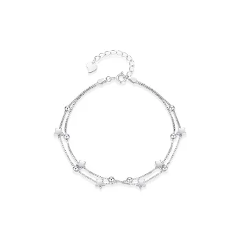 WINY 925 Sterling Silver Bracelets Women's Silver