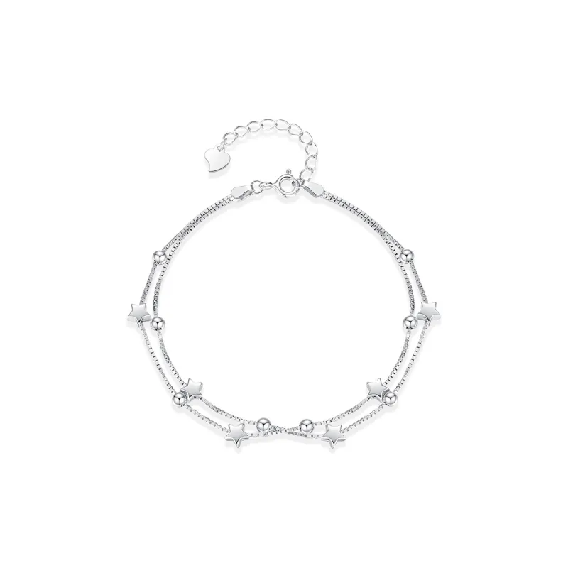WINY 925 Sterling Silver Bracelets Women's Silver-0