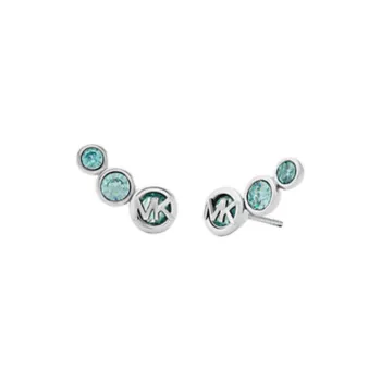 MICHAEL KORS Bezel Cubic Zirconia Crawler Earrings