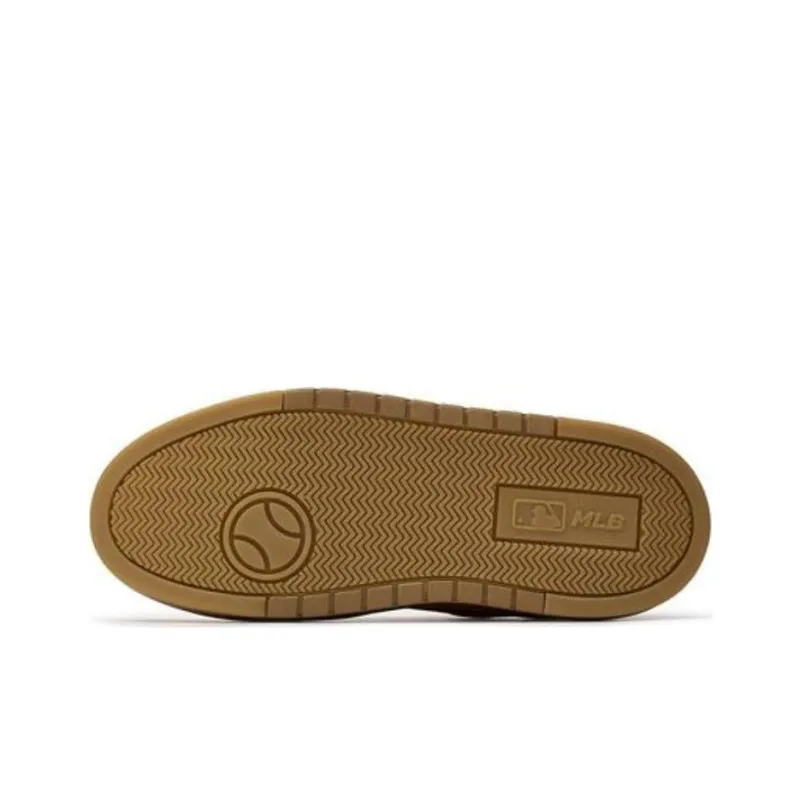 MLB Chunky Liner Durable Breathable Low Top Casual Shoes Unisex Deep Mustard-5