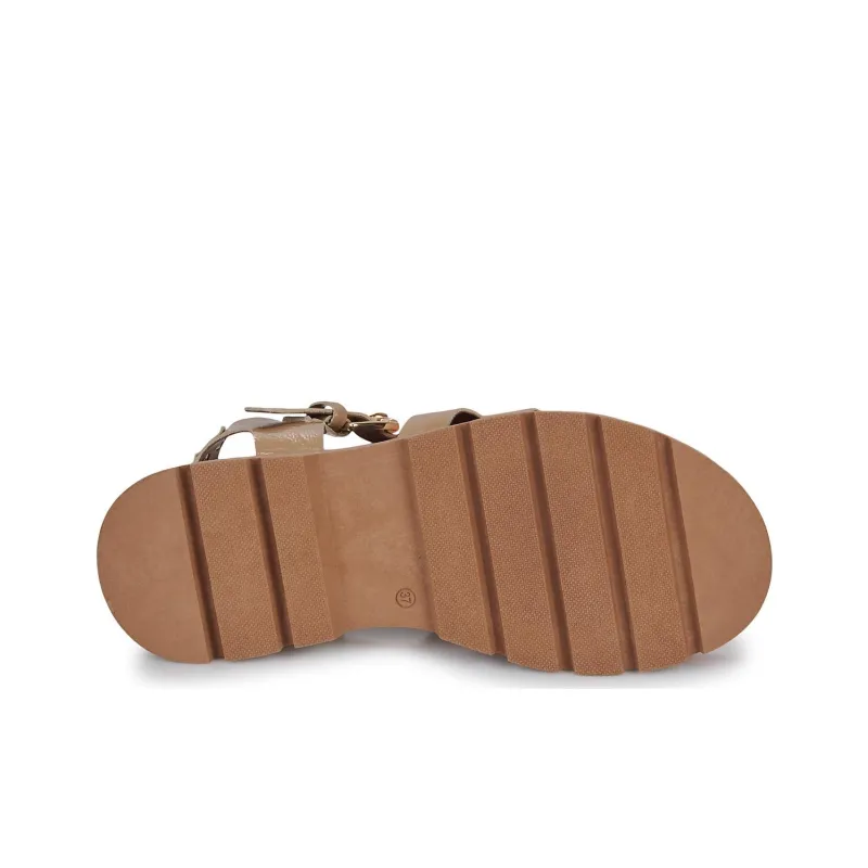 JB MARTIN DELICE Roman Sandals 4cm Women's Beige-6