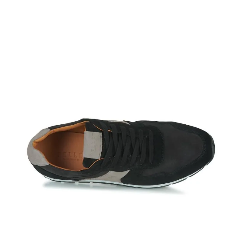 PELLET Non-slip Lightweight Low-Top Casual Shoes Men's Black Gray Color-4