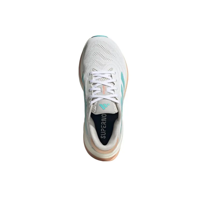 Adidas Supernova Solution 2.0 Cloud White Flash Aqua Powder Coral Women's-2