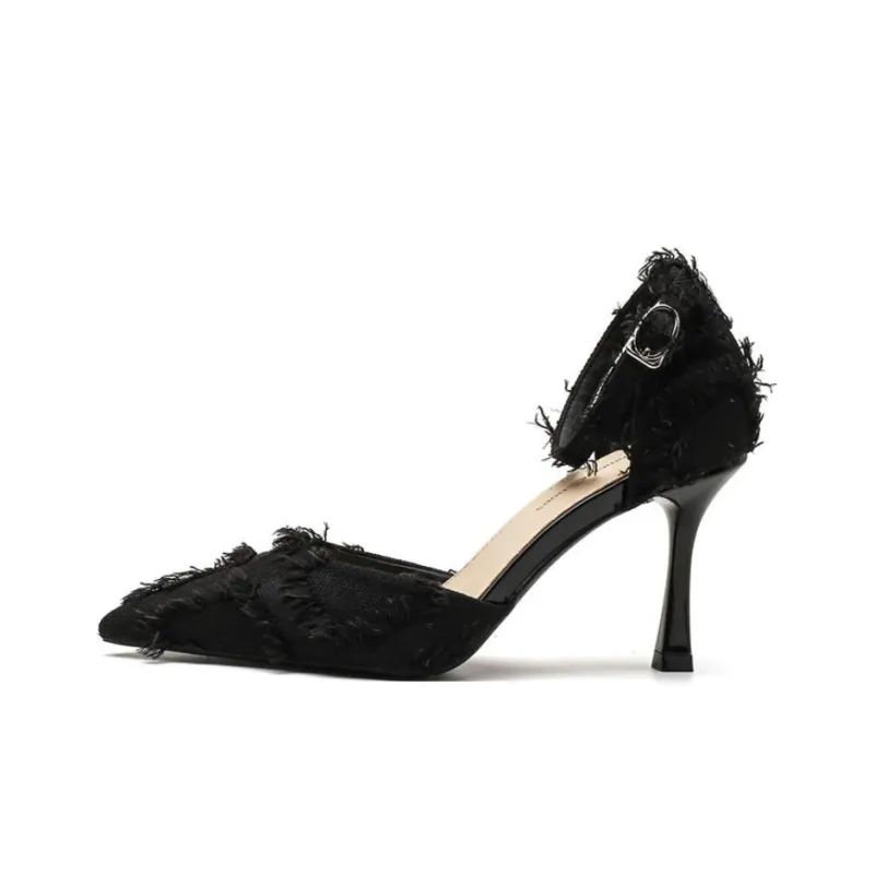 Than Than Me Slim Heel High Heels Women's-0