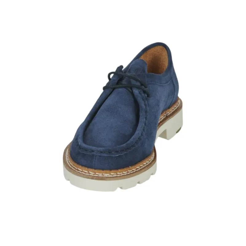 PELLET Casual Single Shoes 3cm Women's Blue-3