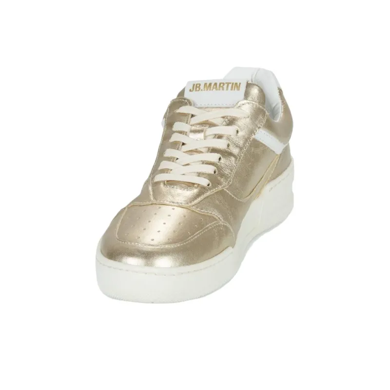 JB MARTIN Low Top Skateboard Shoes Women's Gold-3