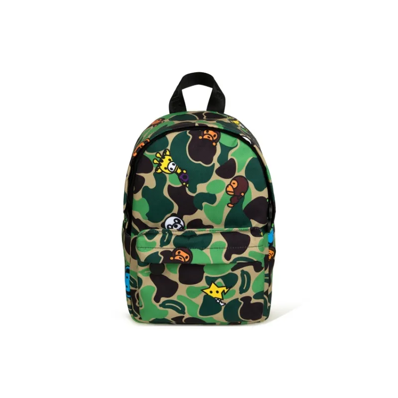 BABY MILO STORE BY A BATHING APE Fabric Backpack Regular Women's Ecru/Green-0