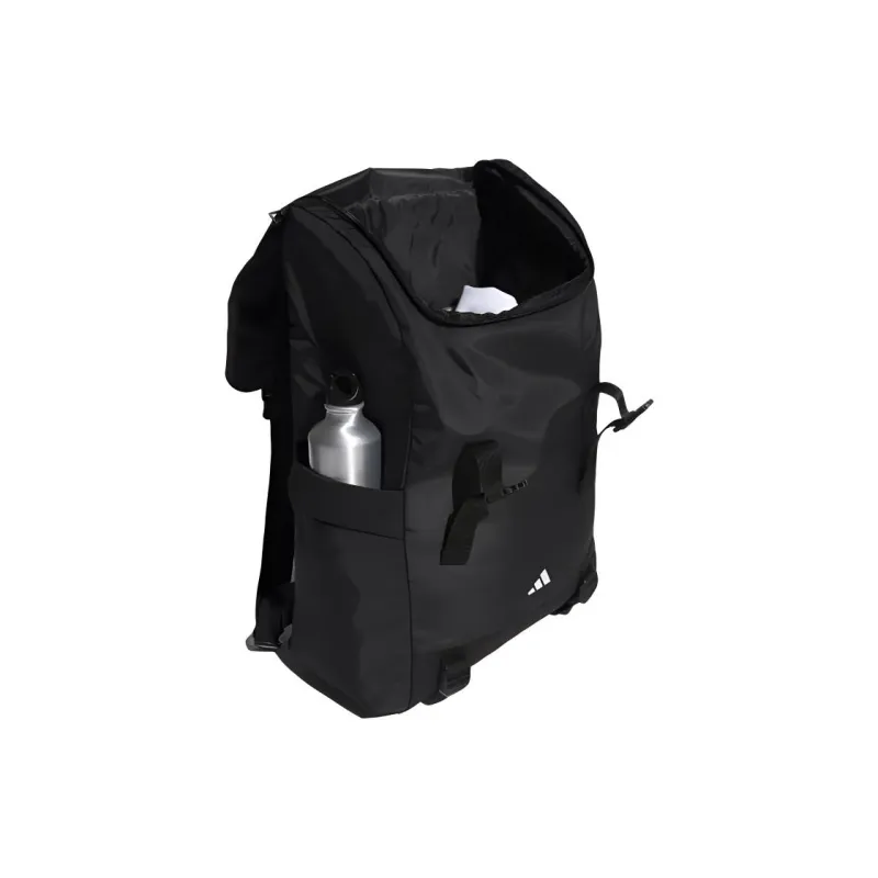 Adidas Recycled Polyester Backpack Medium Size Unisex Black-3