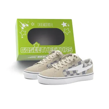 BEIER Lightning Collection Unique And Versatile Classic Vintage Cushioning Balance Low Top Skateboard Shoes Unisex