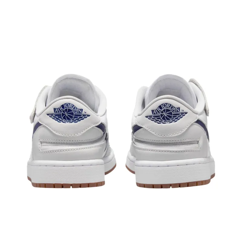 Jordan 1 Low EasyOn White Neutral Grey Gum Midnight Navy-4