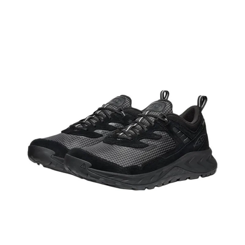 KEEN Anti Slip Wear Resistant Low Top Hiking Shoes Men's Black Gray-1