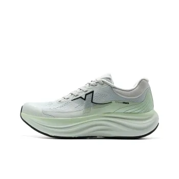 XTEP Anti Slip Wear Resistant Low Top Training Running Shoes Men's Gray Green