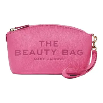 MARC JACOBS Eggstone Leather Storage Bag Women's Bowknot Pink