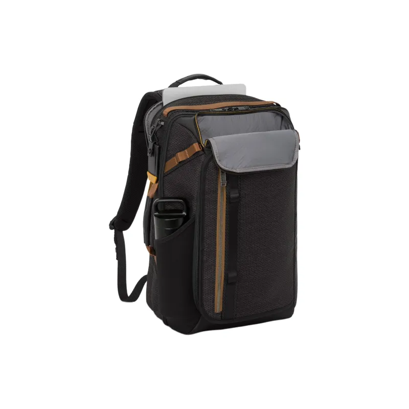 TUMI Alpha Bravo Fabric Backpack Men's Black Agate-2
