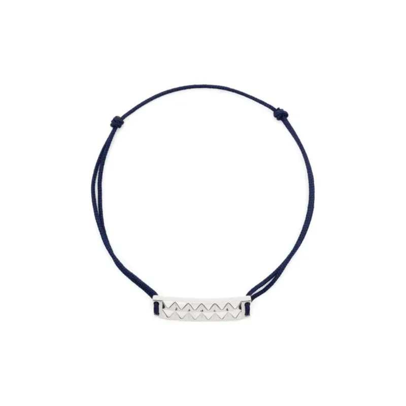 Le Gramme Buff top Pyramid guilloché Bracelet-0