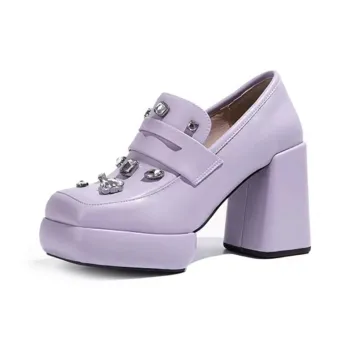 MCKP Chunky Heel High Heels 10cm Women's