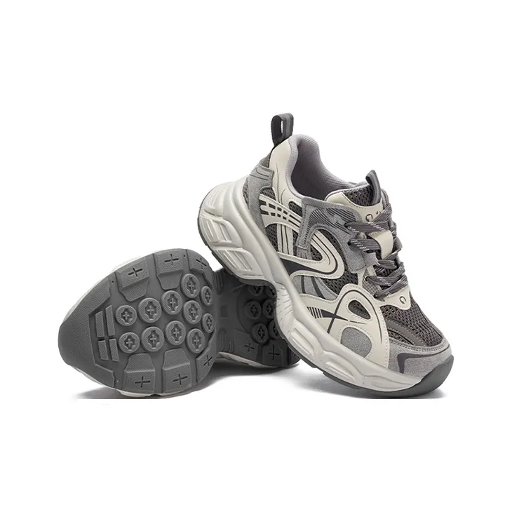 JOSINY Non-slip Lightweight Low-Top Chunky Sneakers Women's-4