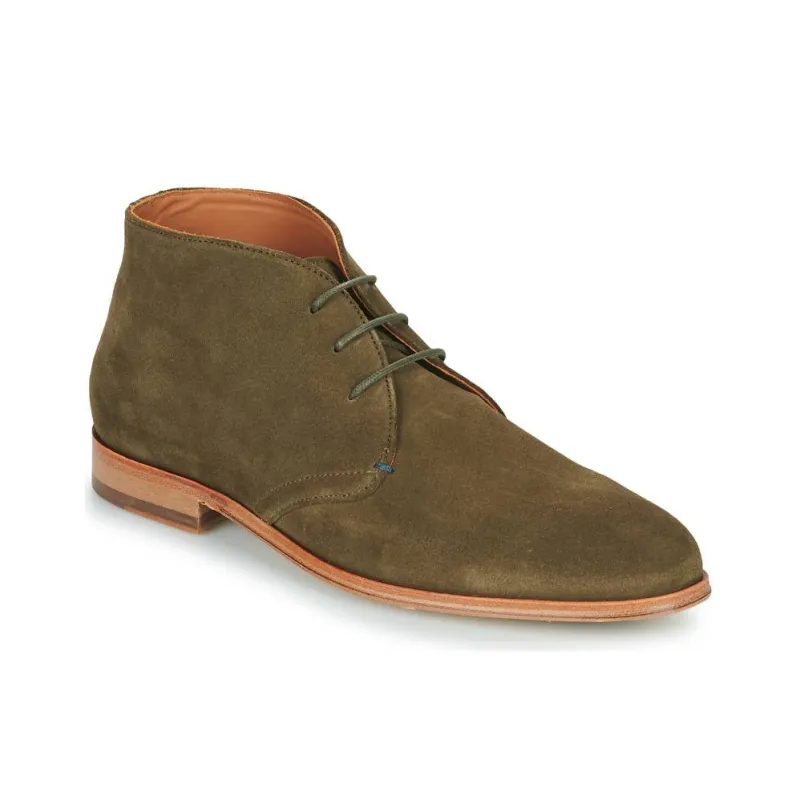 PELLET Ankle Boots Men's Khaki Brown-2