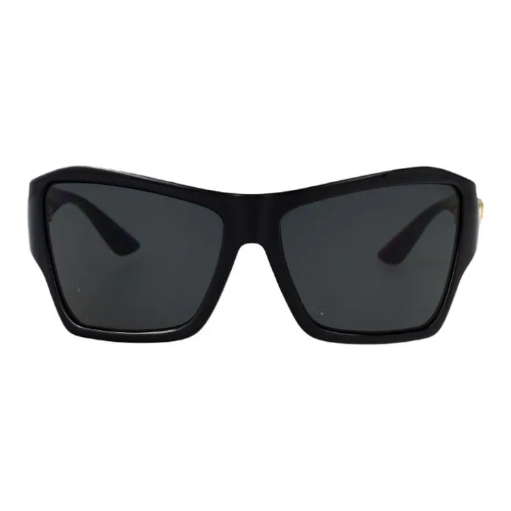 VERSACE Logo plaque Oversize frame Sunglasses-1