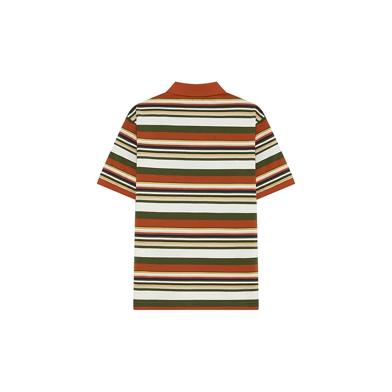 Teenie Weenie Men Evergreen Series Polo Shirt Unisex Orange-1