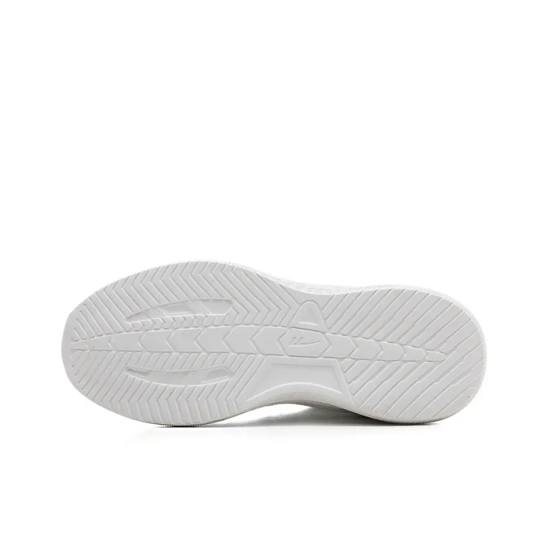 Warrior Cushioning Breathable Lightweight Low-Top Casual Running Shoes Unisex White-4