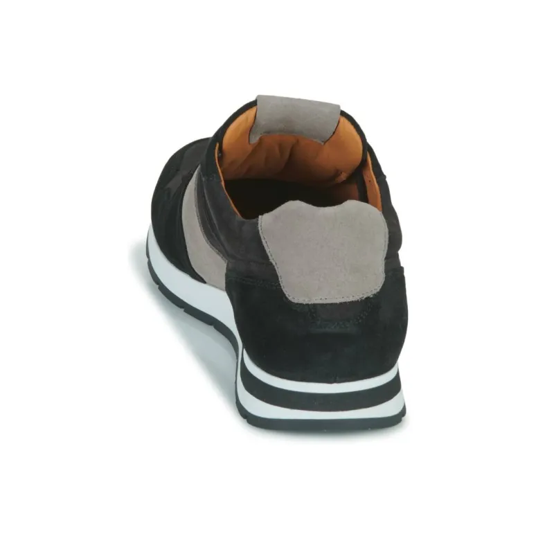 PELLET Non-slip Lightweight Low-Top Casual Shoes Men's Black Gray Color-3