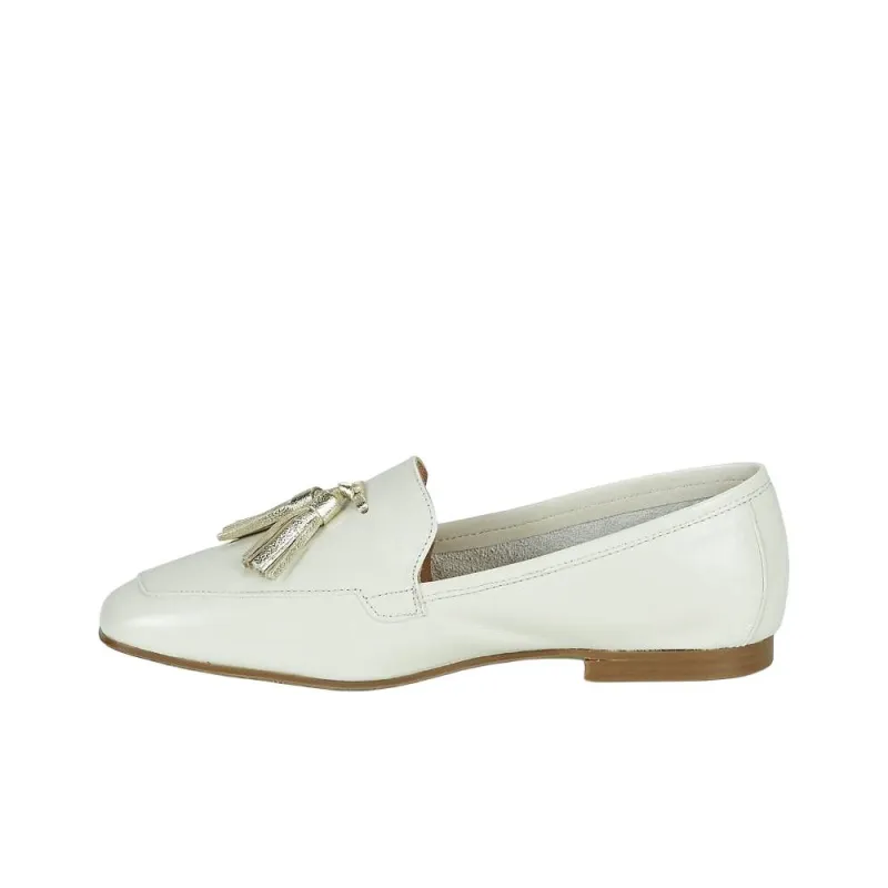 JB MARTIN VIC Loafers Women's White-0