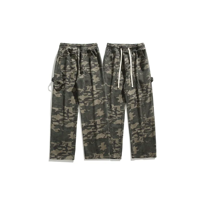 PIERRE CARDIN Casual Pants Men's Camouflage-3