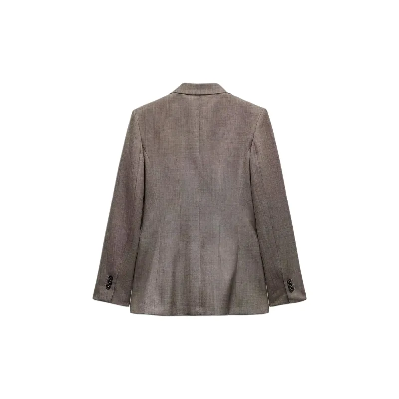 ZARA ZW Series Business Suit Women's Light Brown-1