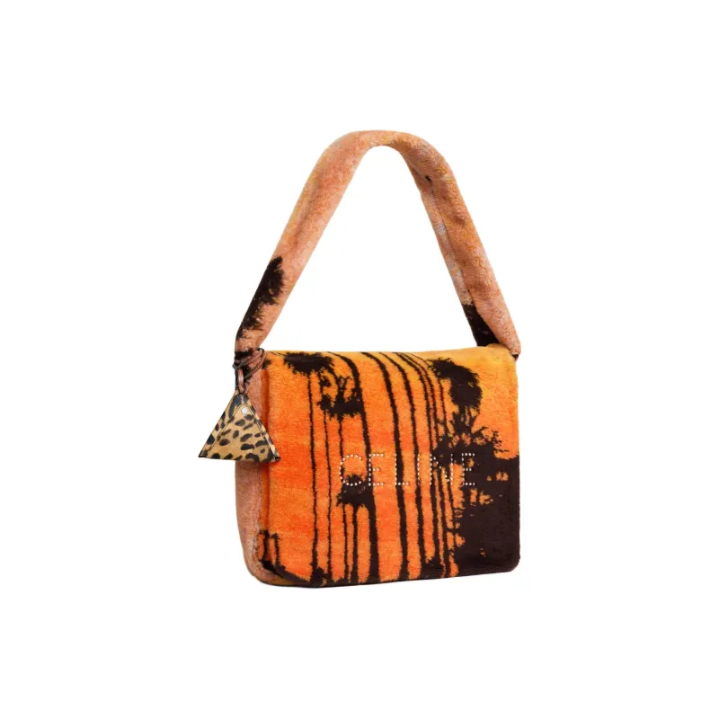 CELINE Besace Wool Handbag Women's Multicolor-1