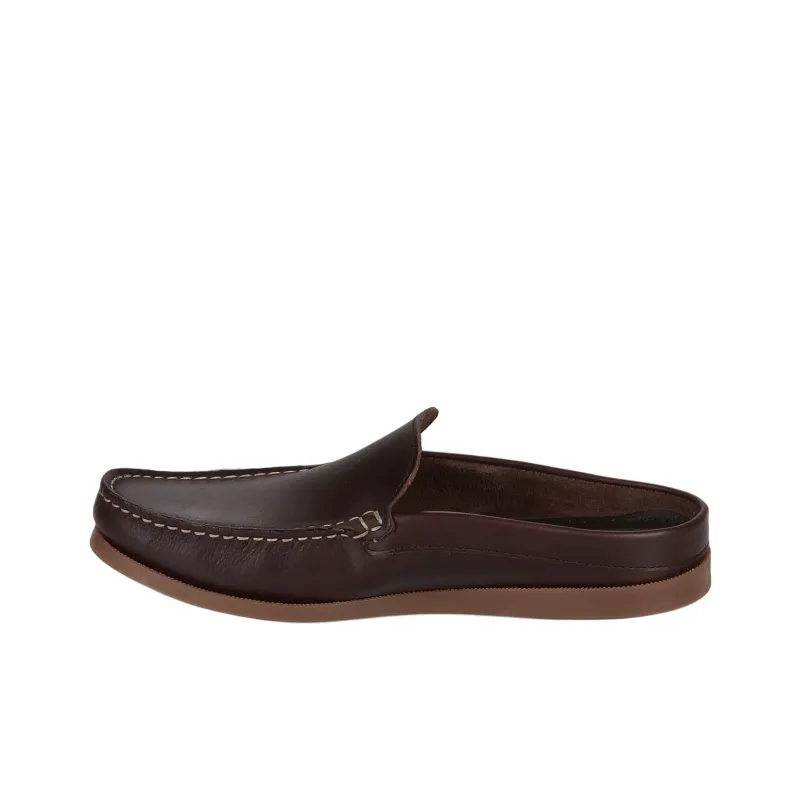 PELLET Slip-Resistant Wrap-toe Slippers Men's Dark Brown-1