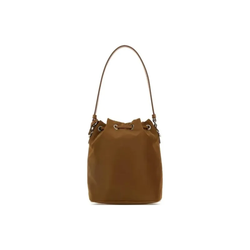 PRADA Nylon Handbag Women's Tan-2