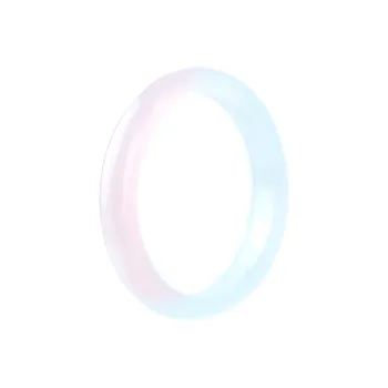 Clear Snow Chalcedony Bangles Women's