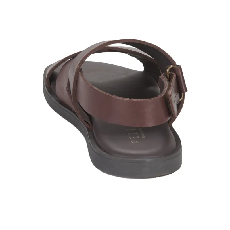 PELLET ANGEL Roman Sandals Men's Brown-4