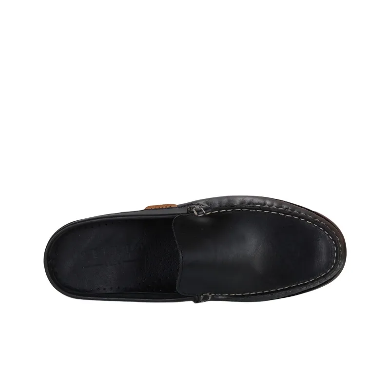 PELLET Slip Resistant Wrap toe Slippers Men's Black-5