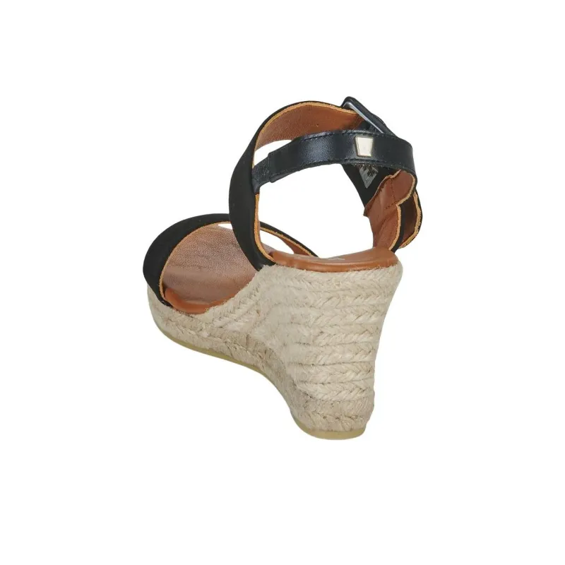 JB MARTIN 1ririna Strap Sandals 9cm Women's Black-4