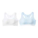 2 Pack (White+Light Blue)