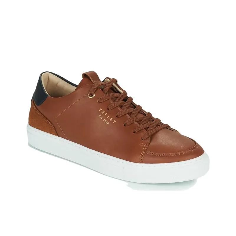 PELLET Simon Low-Top Skateboard Shoes Men's Brown-2