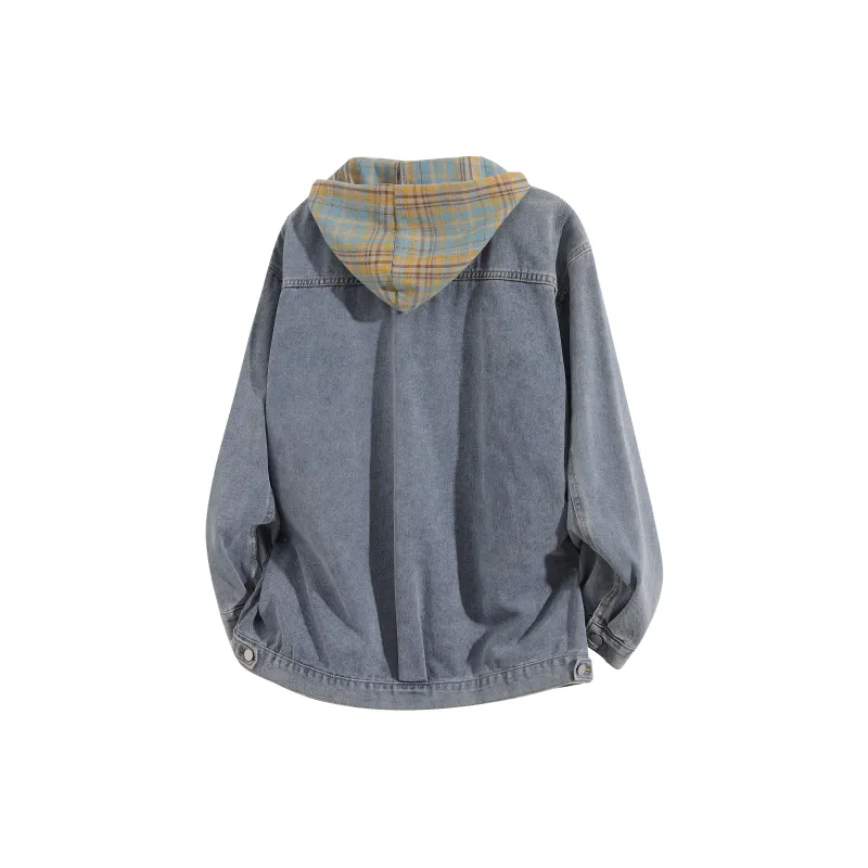 FASTFISH Denim Jacket Unisex Gray-3