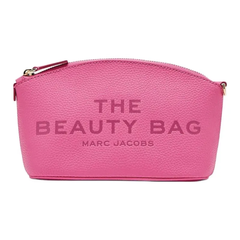MARC JACOBS Eggstone Leather Storage Bag Women's Bowknot Pink-1