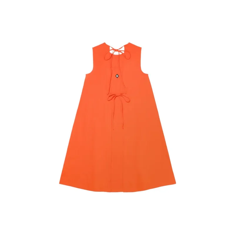 Converse EYELET NS Sleeveless Dress Women's Orange-1